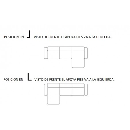 ESQUINERO COLOR LIVING CHAISE LONG PIAZZA G4