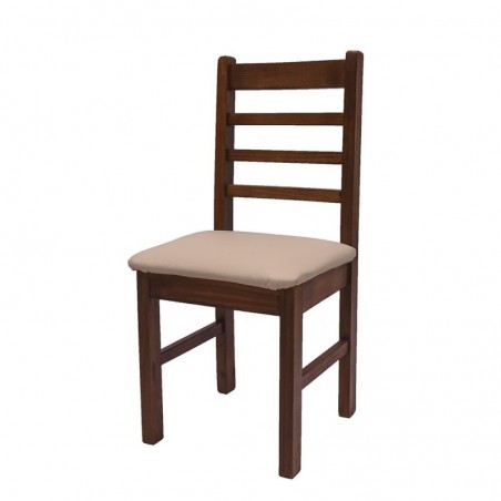 SILLA ELEGANCE TAPIZADA CEDRO