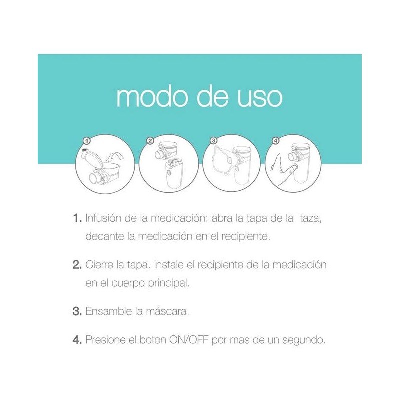 NEBULIZADOR ULTRASÓNICO MAVERICK MESH