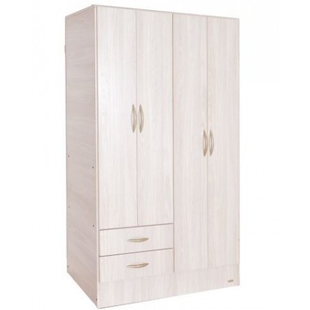 PLACARD BASE 4 PUERTAS 2 CAJONES GRIS