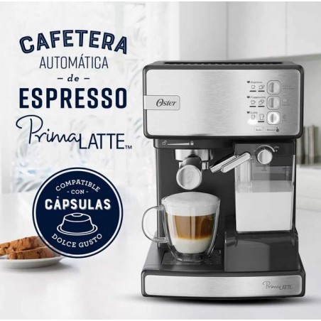 CAFETERA ESPRESSO OSTER 15 BARES SILVER