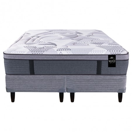 COLCHÓN + SOMMIER KING KOIL LUXURY POCKET 120 GOLD RESORTES 180x200