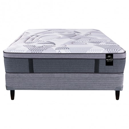 COLCHÓN + SOMMIER KING KOIL LUXURY POCKET 120 GOLD RESORTES 140X190