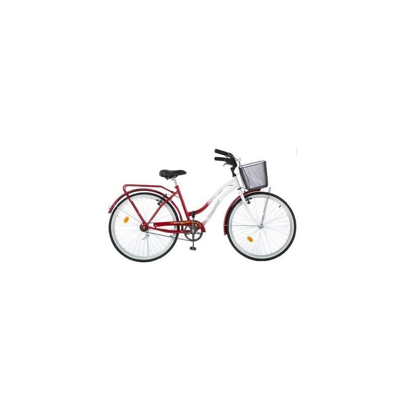 BICI PERETTI URBANA FULL R26 ROJO Y BLANCO