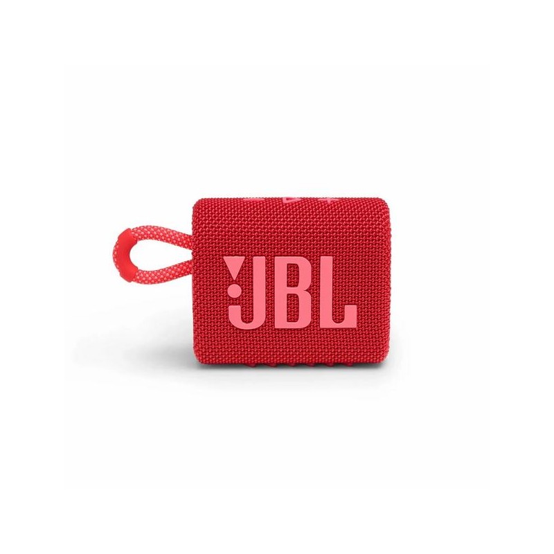 PARLANTE PORTÁTIL JBL GO 3 ROJO