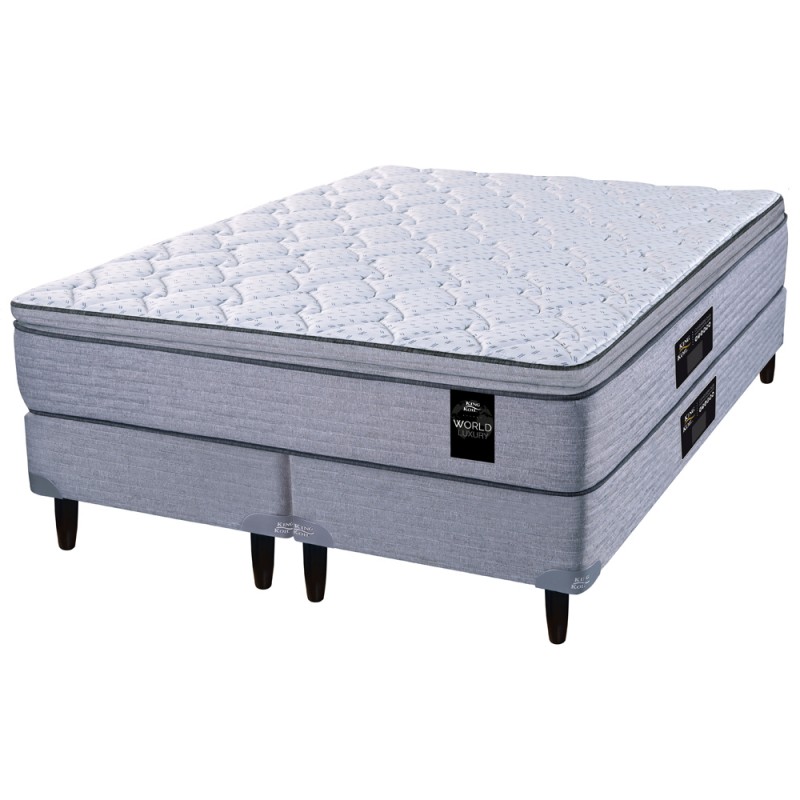 COLCHÓN + SOMMIER KING KOIL KENSINGTON RESORTES...