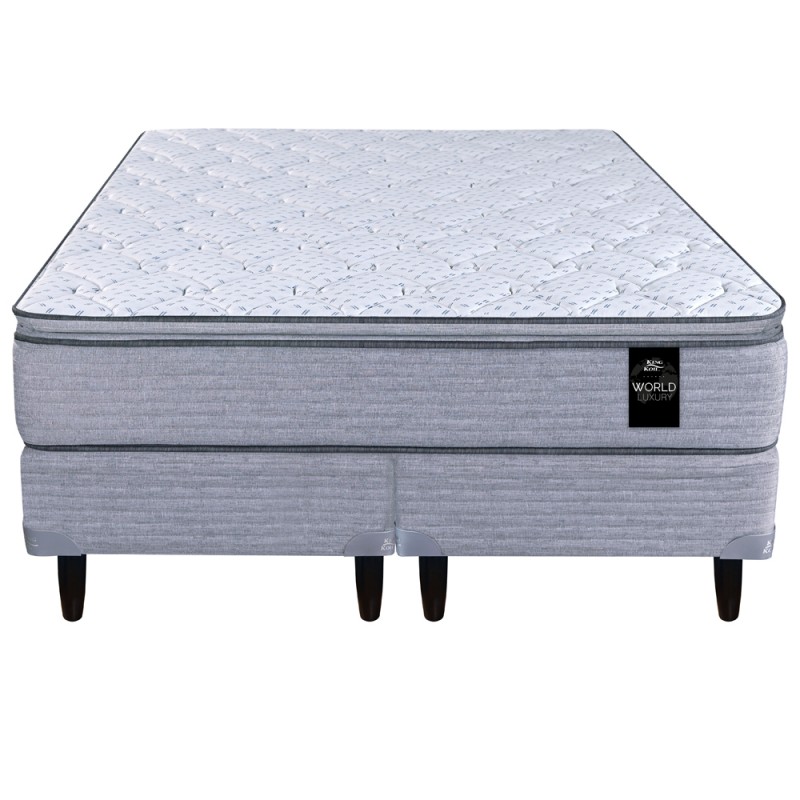 COLCHÓN + SOMMIER KING KOIL KENSINGTON RESORTES...