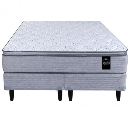 COLCHÓN + SOMMIER KING KOIL KENSINGTON RESORTES 160x200