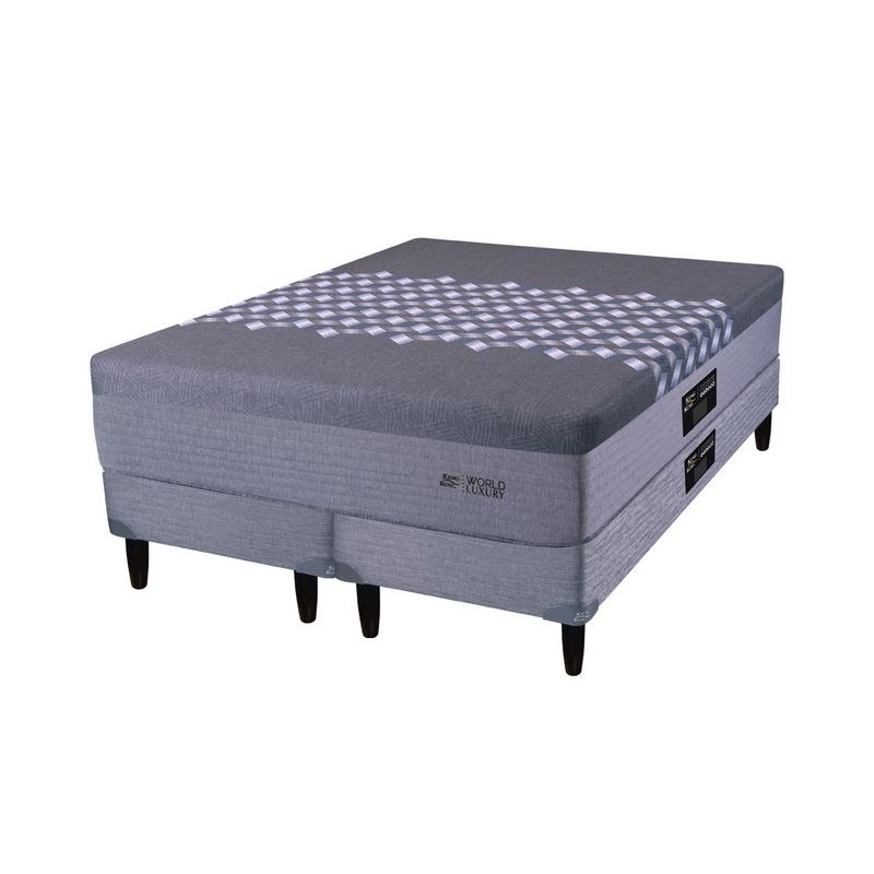 COLCHÓN + SOMMIER KING KOIL KINGSBURY RESORTES...