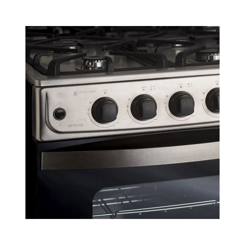COCINA WHIRLPOOL WFX57DI INOXIDABLE MULTIGAS