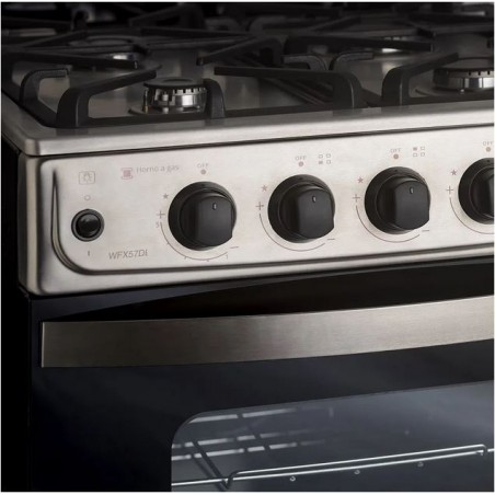 COCINA WHIRLPOOL WFX57DI INOXIDABLE MULTIGAS