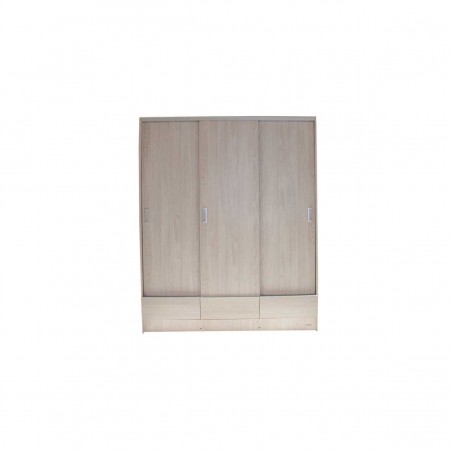 PLACARD MAX 3 PUERTAS 3 CAJONES GRIS