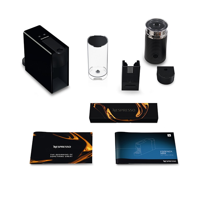 CAFETERA NESPRESSO ESSENZA MINI BLANCA + AEROCCINO