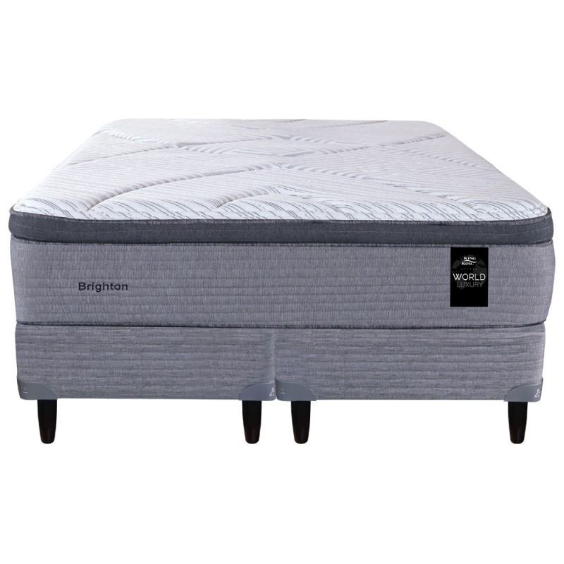 COLCHÓN + SOMMIER KING KOIL BRIGHTON RESORTES...