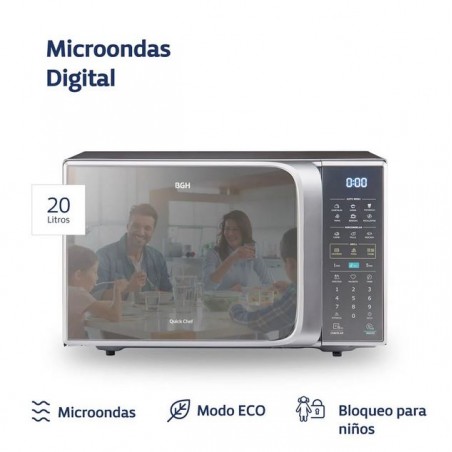 MICROONDAS BGH B120DS20 20LT