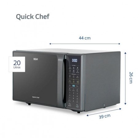 MICROONDAS BGH B120DS20 20LT