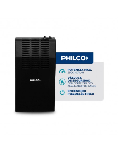 CALEFACTOR A GAS PHILCO 2500KCAL TIRO BALANCEADO