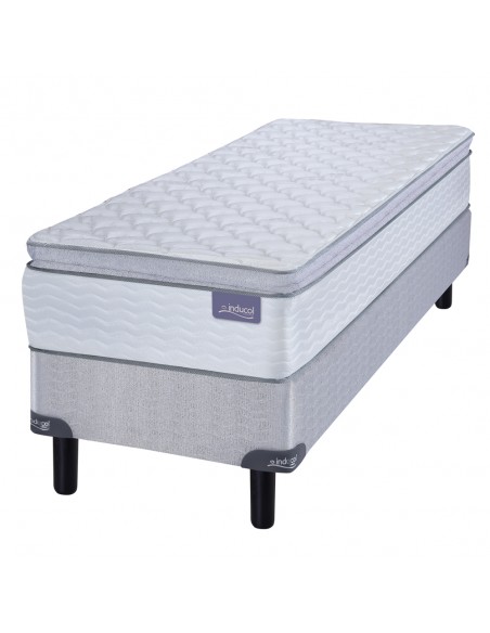 COLCHÓN + SOMMIER INDUCOL DATA PT RESORTES 90X190