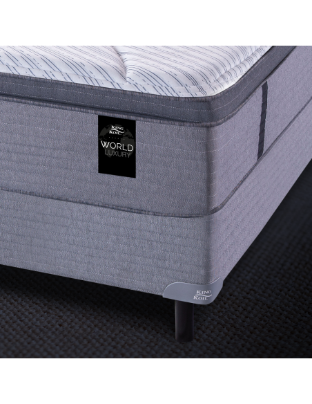 COLCHÓN + SOMMIER KING KOIL BRIGHTON RESORTES TEJIDO PUNTO 140x190