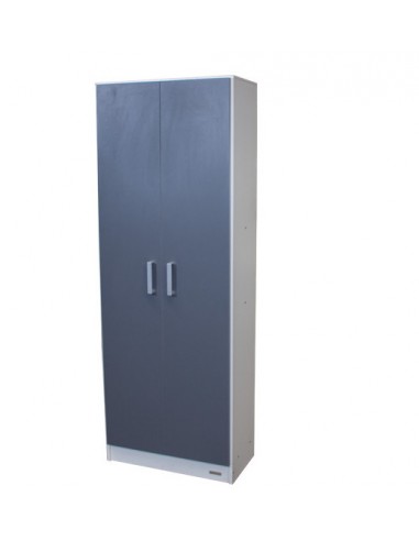 DESPENSERO 2 PUERTAS 5 ESTANTES GRAFITO