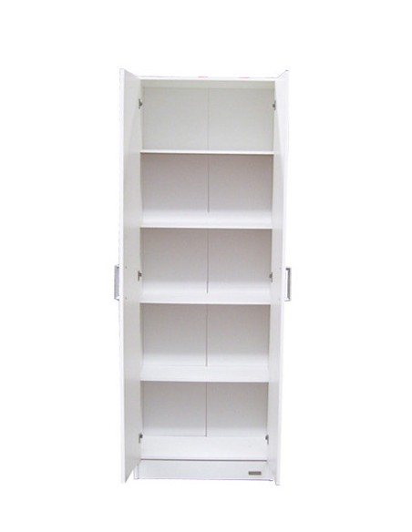DESPENSERO 2 PUERTAS 5 ESTANTES GRAFITO