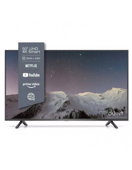 El smart tv 50 más barato!! Es bueno también ?? Ah y con android 😱 📺 smart  tv Quint 50 pulgadas 