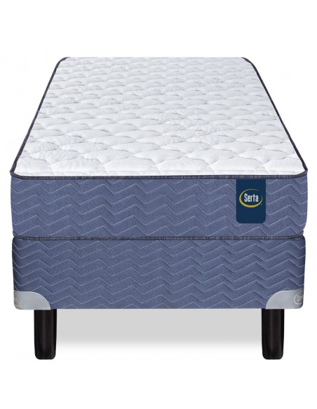 COLCHÓN + SOMMIER SERTA INDIANA EXTRA FIRM RESORTES 80x190