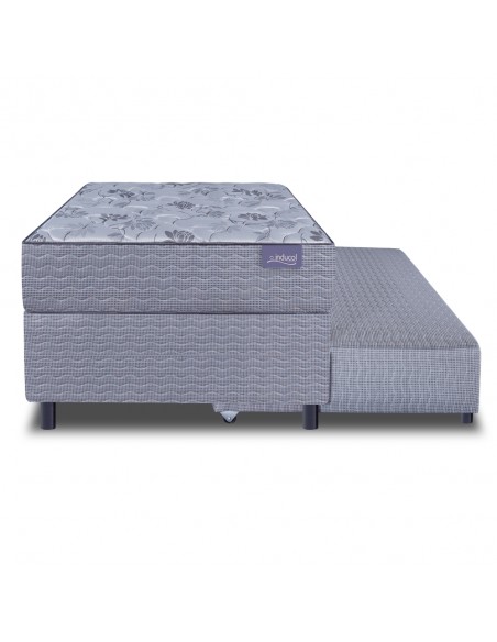 CONJUNTO BICAMA INDUCOL AGRA RESORTES 90X190