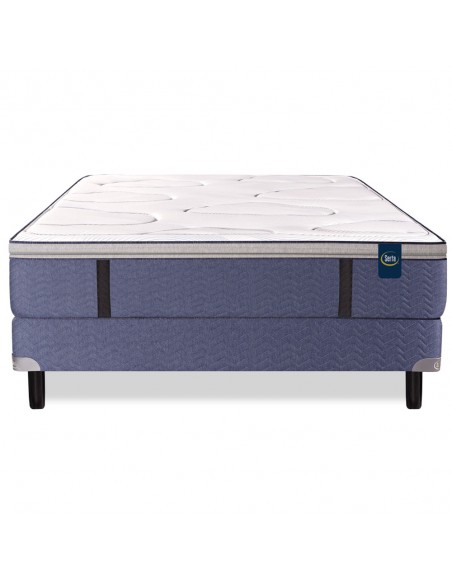 COLCHÓN + SOMMIER SERTA PENSILVANIA RESORTES TEJIDO DE PUNTO 140x190