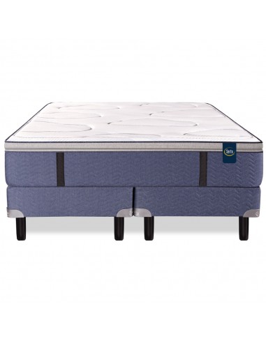 COLCHÓN + SOMMIER SERTA PENSILVANIA RESORTES...
