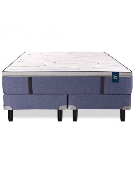 COLCHÓN + SOMMIER SERTA PENSILVANIA RESORTES TEJIDO DE PUNTO 160x200