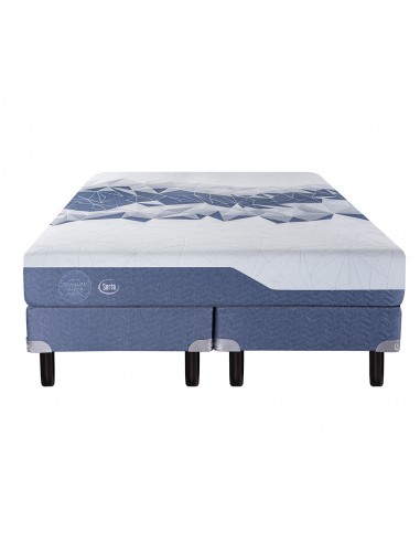 COLCHÓN + SOMMIER SERTA LUISIANA RESORTES 160x200