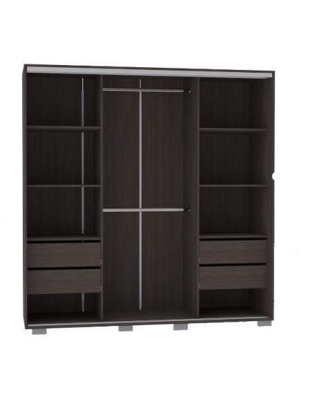 PLACARD CORREDIZO ORLANDI 2 PUERTAS 4 CAJONES