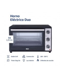 HORNO ELÉCTRICO BGH BHE55M23N 55LT