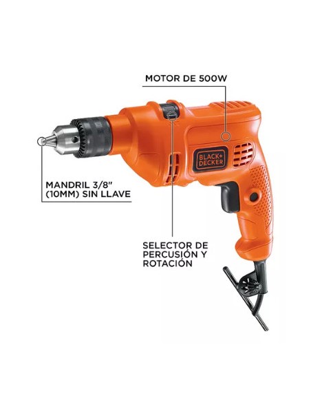 TALADRO BLACK & DECKER TM500