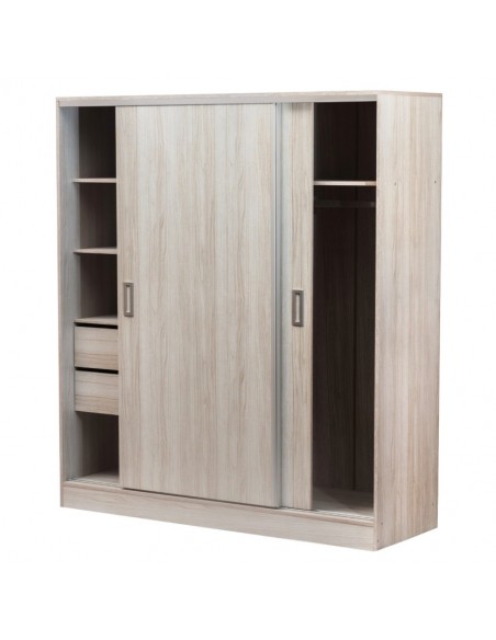 PLACARD 2 PUERTAS CORREDIZAS MARFIL