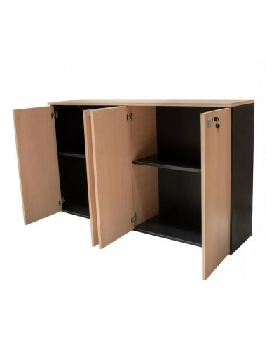 BIBLIOTECA INFERIOR COLOR NEGRO HAYA