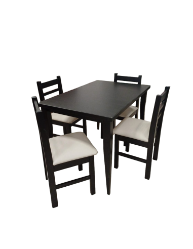 JUEGO DE MESA CÓRDOBA 1.20x0.80 + 4 SILLAS...