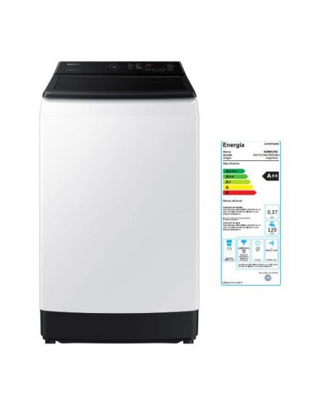 LAVARROPAS AUTOMÁTICO SAMSUNG INVERTER WA85C5441BWUBG 8.5KG