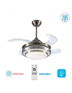 VENTILADOR DE TECHO LILIANA  VTHA604 ASPAS RETRÁCTILES