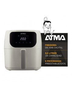 FREIDORA DE AIRE ATMA DIGITAL FR60ARW BLANCA 6.5LT