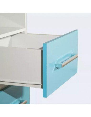 MESA DE LUZ INFANTIL CELESTE