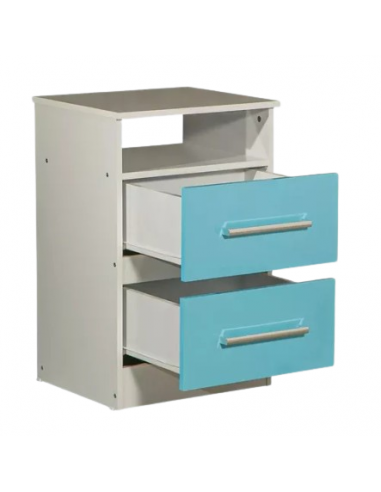 MESA DE LUZ INFANTIL CELESTE