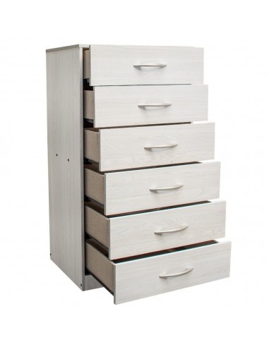 CHIFONIER 6 CAJONES GRIS ANDINO