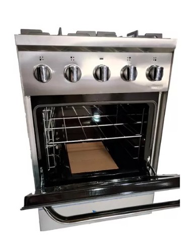 COCINA MORELLI ACERO EX 550 16090 4 HORNALLAS