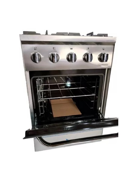 COCINA MORELLI ACERO EX 550 16090 4 HORNALLAS