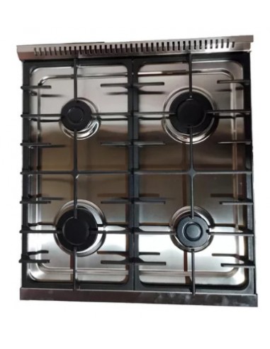 COCINA MORELLI ACERO EX 550 16090 4 HORNALLAS