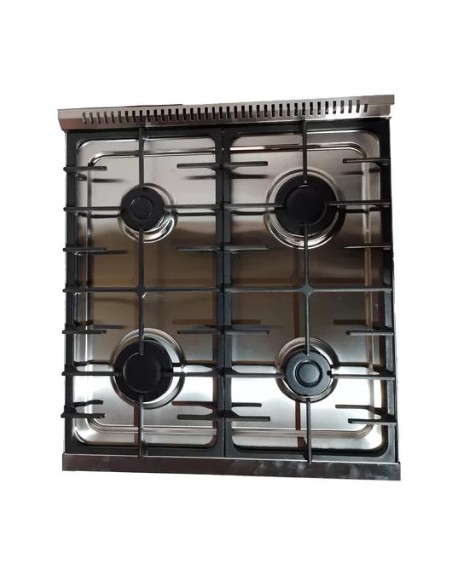 COCINA MORELLI ACERO EX 550 16090 4 HORNALLAS