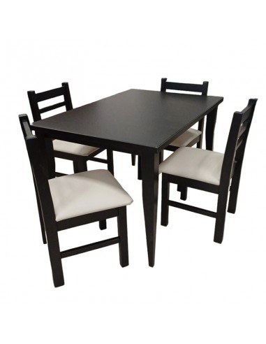 JUEGO DE MESA CÓRDOBA 1.20x0.80 + 4 SILLAS...