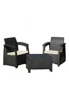 LIVING ROMA MESA VOSS + 2 SILLONES